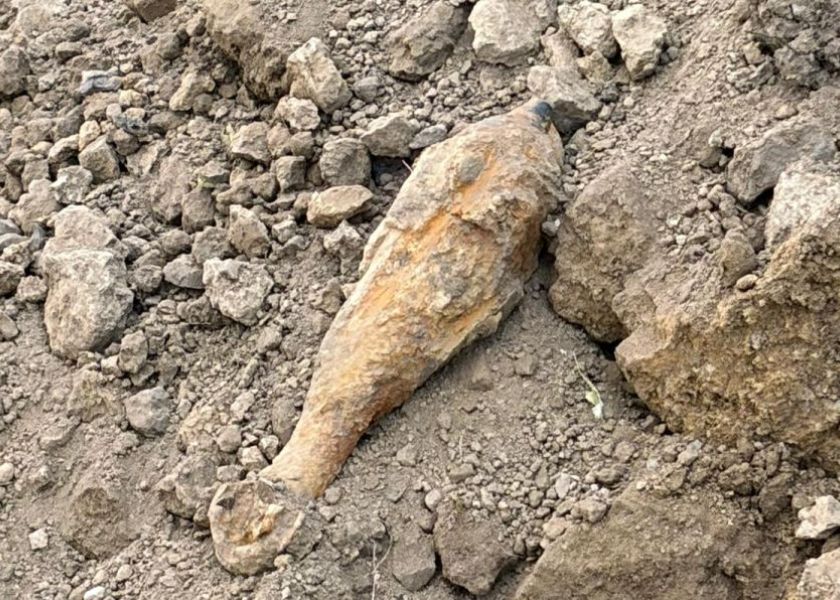 Prilikom izvođenja građevinskih radova kod bolnice pronađena minobacačka granata