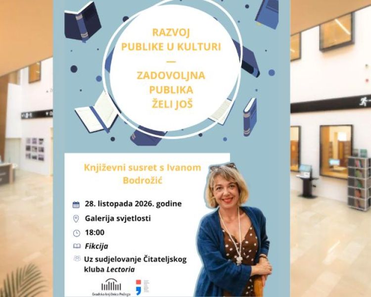 Književnica Ivana Bodrožić danas u Požegi predstavlja zbirku kratkih priča „Fikcija”