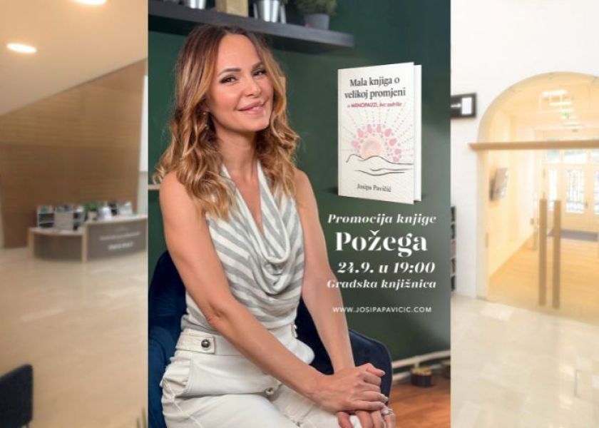 Josipa Pavičić u Gradskoj knjižnici Požega predstavlja „Malu knjigu o velikoj promjeni“