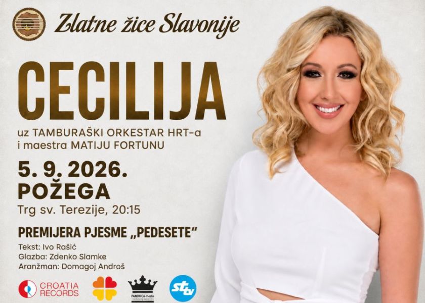Cecilija, „kraljica moderne tamburaške glazbe“ na ovogodišnjem festivalu predstavlja pjesmu „Pedesete“, a krajem godine stiže i njezin treći studijski album