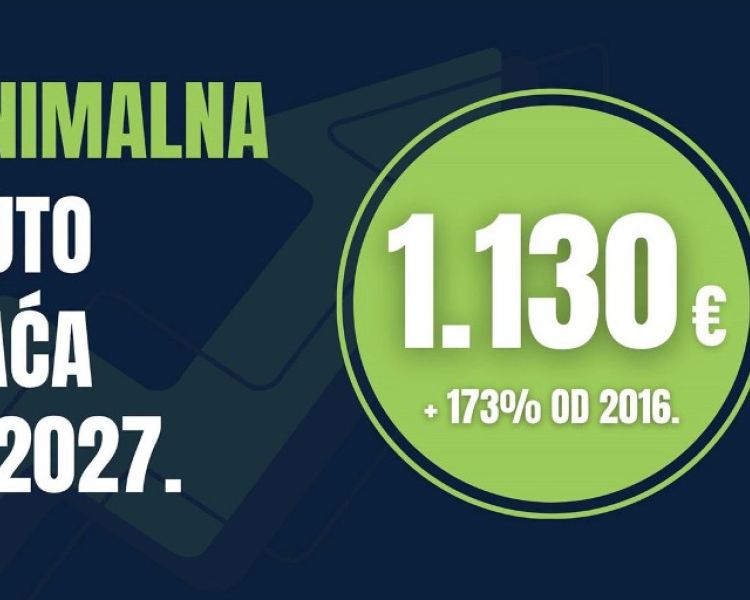 Glas poduzetnika: Vlado, povećajte osobni odbitak na najmanje 800 eura!