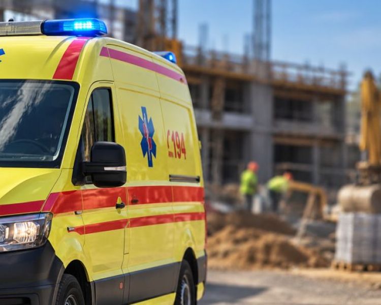 Teško ozlijeđen 27-godišnji radnik nakon što je na njega pao spremnik s vodom, radnim strojem upravljao vozač s poništenom dozvolom
