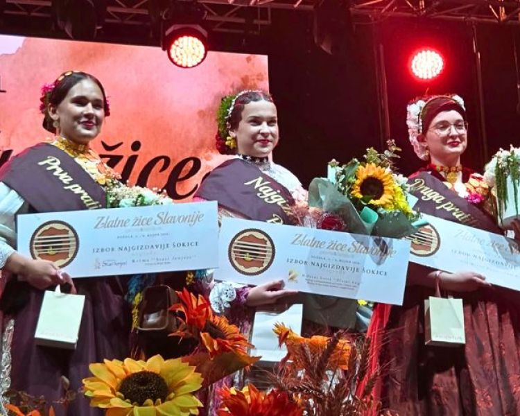 Hana Ćelepirović iz Davora najgizdavija Šokica, 57. Zlatne žice Slavonije završile u znaku folklora i uspješnog novog izdanja
