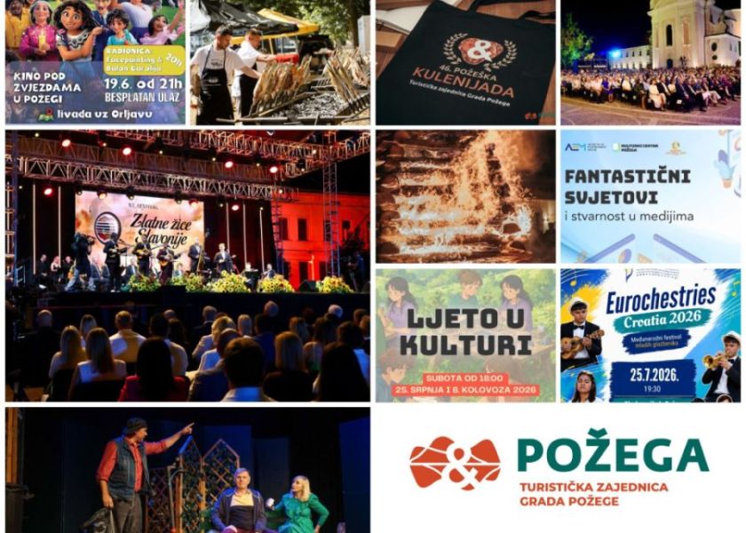 Požega bilježi 20 posto više noćenja i 18 posto više turističkih dolazaka!