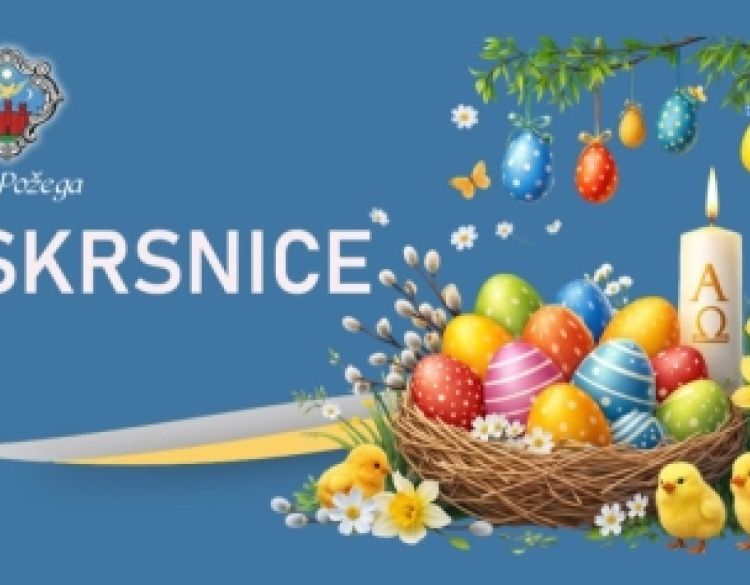 Grad Požega povodom Uskrsa dodjeljuje 50 eura umirovljenicima, nezaposlenim braniteljima i korisnicima zajamčene minimalne naknade