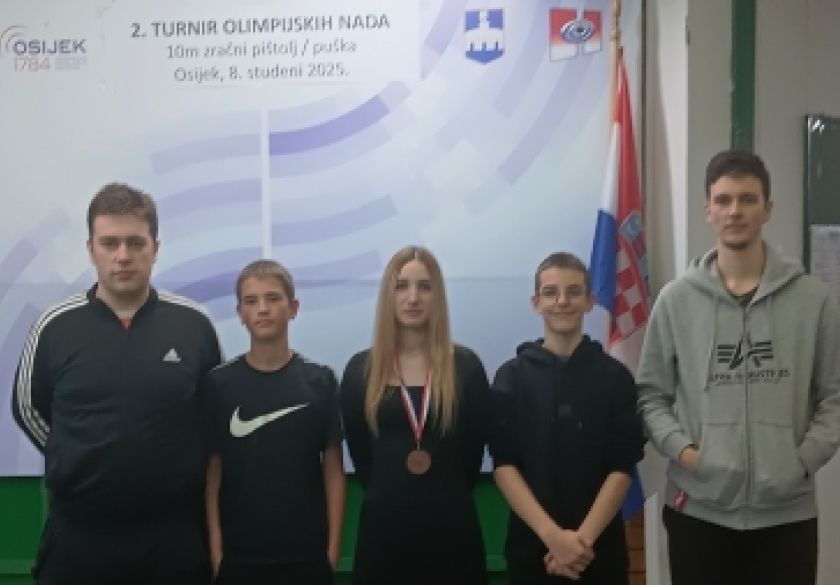 Streljački klub Požega na 2. Turniru Olimpijskih nada u gađanju zračnim oružjem u Osijeku