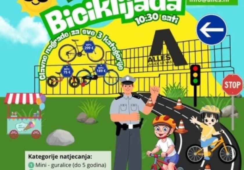 Tradicionalna svibanjska Alles biciklijada je pred nama - prijavite se za 16. svibnja i uzmite vrijedne nagrade