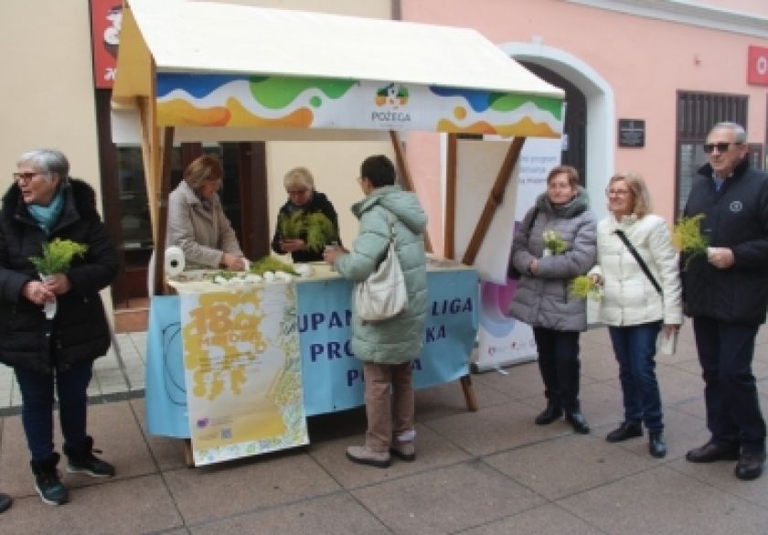 Obilježen 18. „Dan mimoza“ 25. siječnja - Dan borbe protiv raka vrata maternice i Europskog tjedna prevencije raka vrata maternice