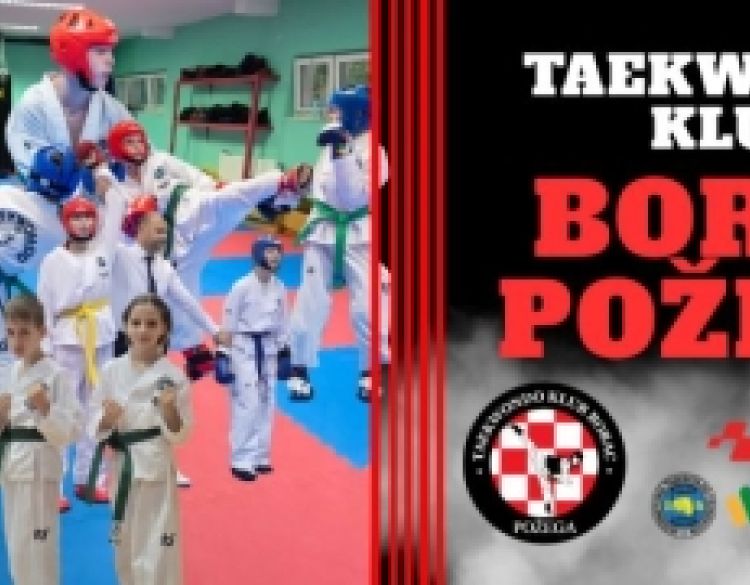 Taekwondo klub Borac Požega kreće s radom, upisi već u tijeku