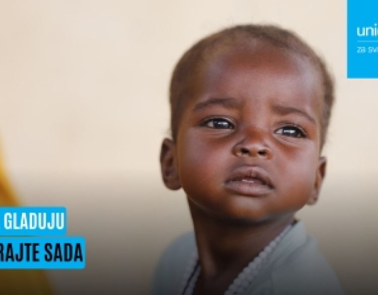 UNICEF pokrenuo humanitarnu kampanju za spas izgladnjele djece Sudana, Jemena i Gaze - milijuni djece pate od pothranjenosti