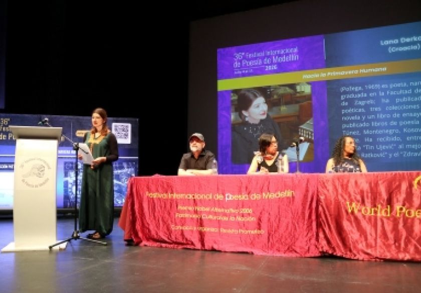 Lana Derkač na Međunarodnom festivalu poezije u kolumbijskom Medellinu