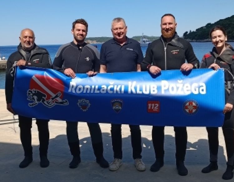 Članovi Ronilačkog kluba Požega sudjelovali na 28. ekološkoj akciji čišćenja podmorja 
