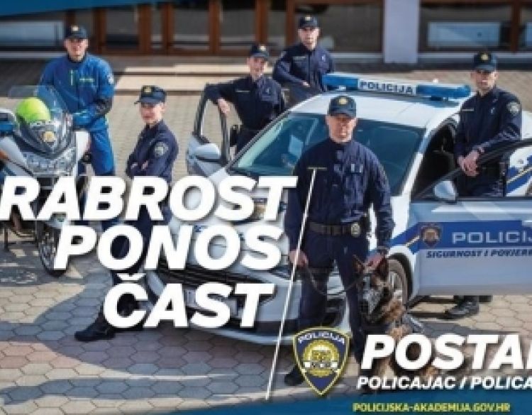 Dođite na Dan otvorenih vrata policije - petak 8. svibnja od 11,30 sati na platou ispred srednjih škola u Osječkoj ulici