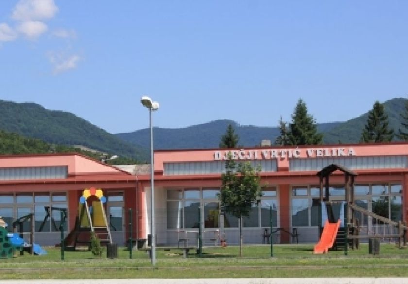 Završena dva projekta u Velikoj - „Unaprjeđenje rada Dječjeg vrtića Velika“ i „Izgradnja i opremanje dječjeg igrališta Trnovac“
