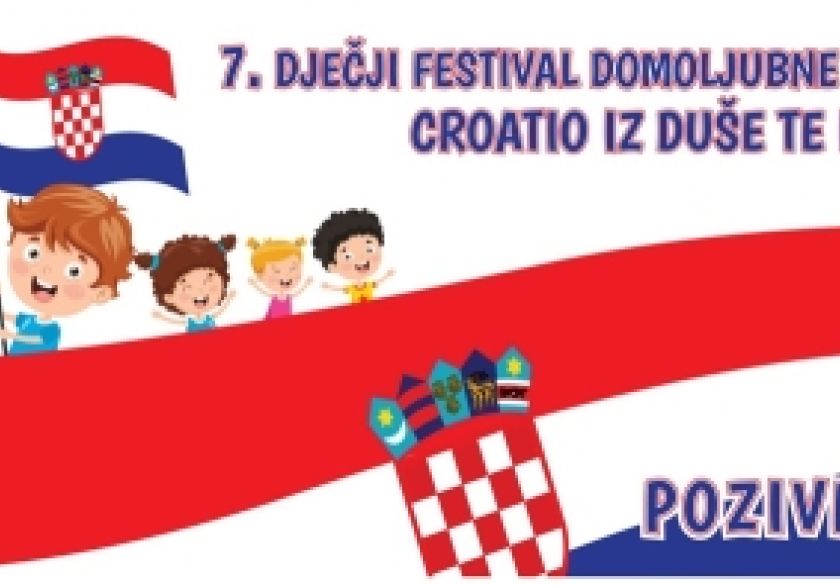 Za 7. Dječji festival Domoljubne pjesme 