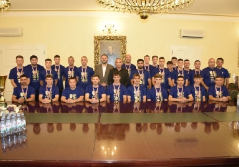 Gradonačelnik Miličević ugostio igrače i upravu NK-a Slavonije, novog člana Druge nogometne lige