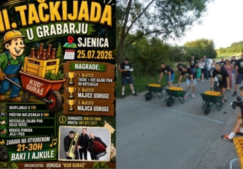 Grabarje spremno za 2. Tačkijadu: Udruga „Kud guraš” poziva na natjecanje i cjelovečernju zabavu