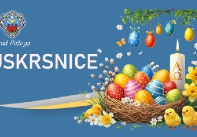 Grad Požega povodom Uskrsa dodjeljuje 50 eura umirovljenicima, nezaposlenim braniteljima i korisnicima zajamčene minimalne naknade