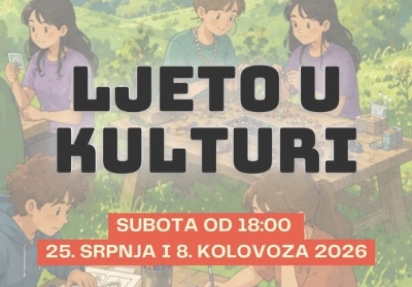 Ljeto u kulturi donosi radionice i večer društvenih igara na Stari grad u Požegi