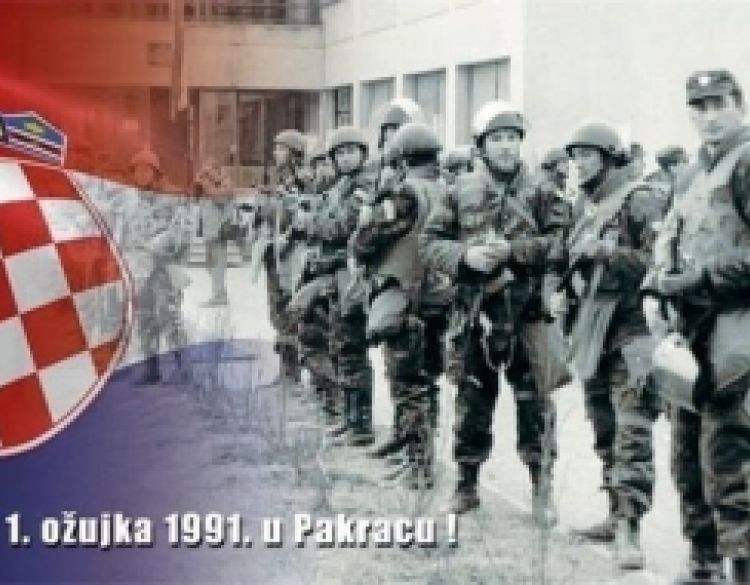 Obilježavanje 35. godišnjice početka Domovinskog rata u Pakracu sutra 2. ožujka