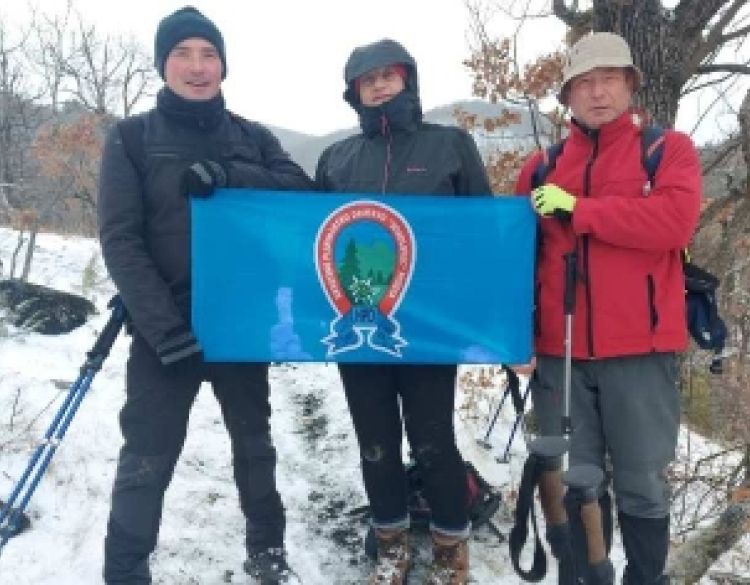Valentinovo na Mališčaku - planinari Sokolovca prkosili snijegu, hladnoći i vjetru