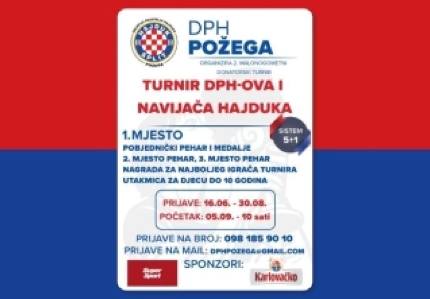 Društvo prijatelja Hajduka organizira 2. malonogometni donatorski turnir