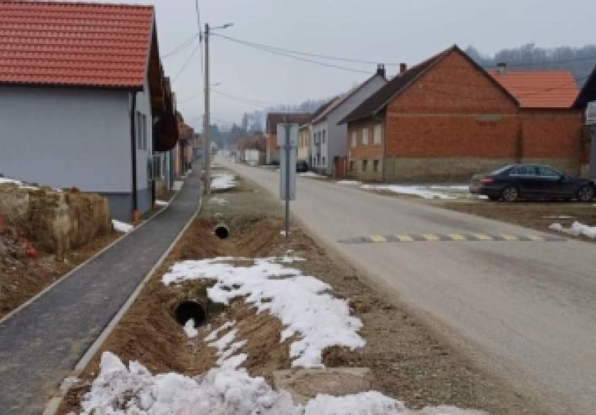 Završena izgradnja pješačke staze dužine 585 metara u ulici Stari Brestovac u općini Brestovac