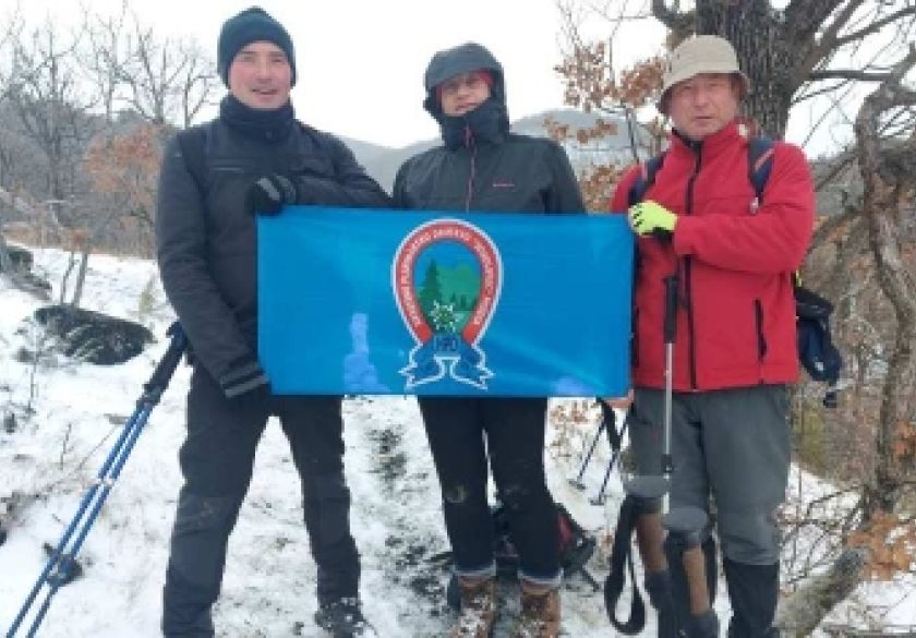 Valentinovo na Mališčaku - planinari Sokolovca prkosili snijegu, hladnoći i vjetru
