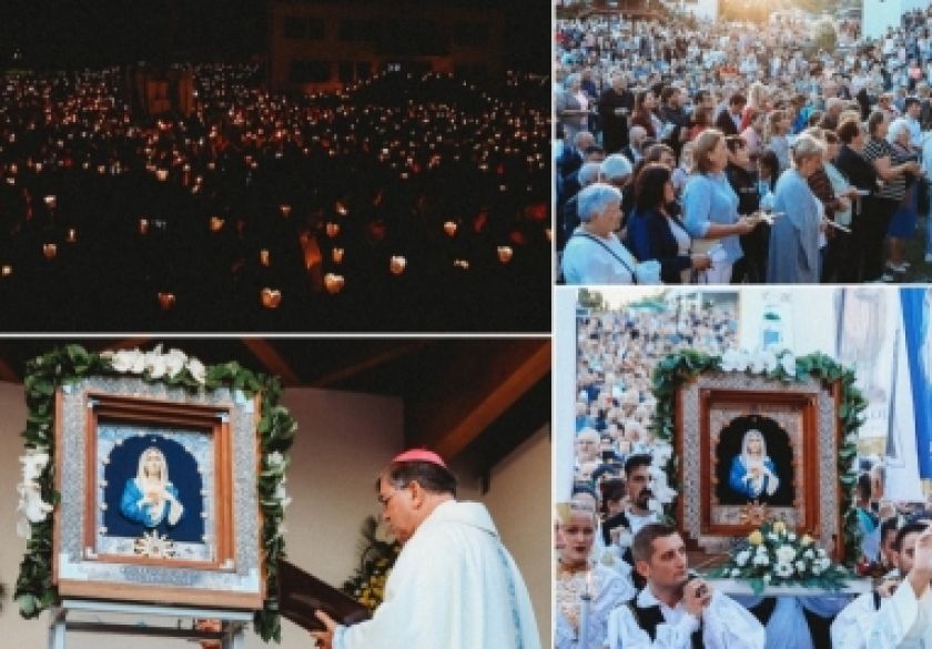 Svečano euharistijsko slavlje na blagdan Gospe od Suza povodom jubileja 70. obljetnice štovanja u Pleternici i 20. godina biskupijskog svetišta