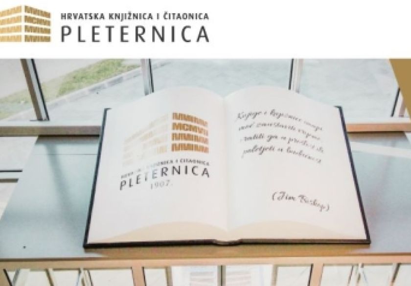 Hrvatska knjižnica i čitaonica Pleternica: Javni poziv za lokalne pisce u sklopu projekta 