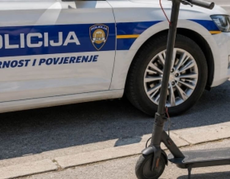 Pijan vozio električni romobil, policija mu oduzela vozilo