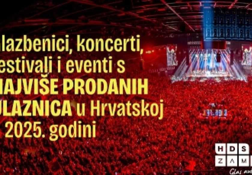 Bestseller liste otkrivaju tko su bili najpopularniji glazbenici i događanja uživo 2025. godine