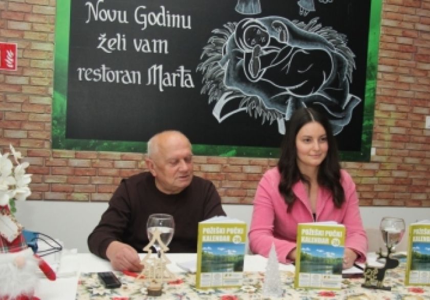 Održana promocija 34. Požeškog pučkog kalendara za 2026. godinu autora i izdavača Jelenka Topića
