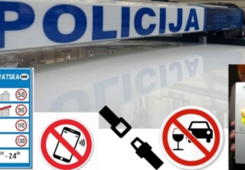 Tijekom vikenda najavljene pojačane mjere kontrola u prometu i sankcioniranje prekršitelja i recidivista