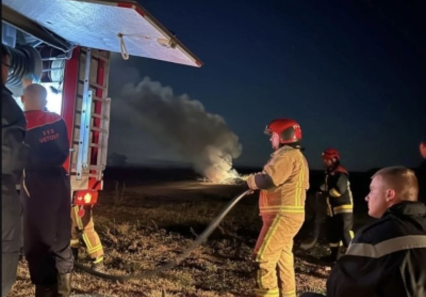 Požar na otvorenom na području Vetova