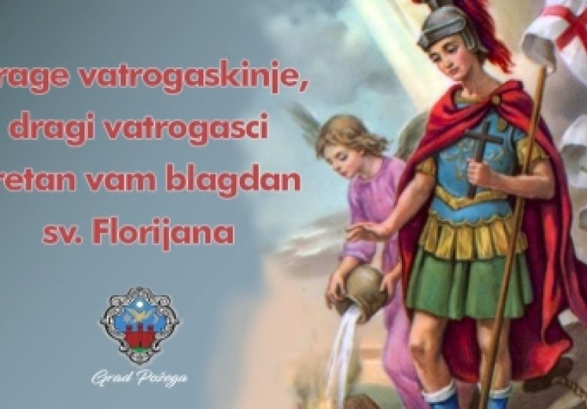 Uz blagdan svetog Florijana zahvala i čestitka gradonačelnika Miličevića svim požeškim vatrogascima