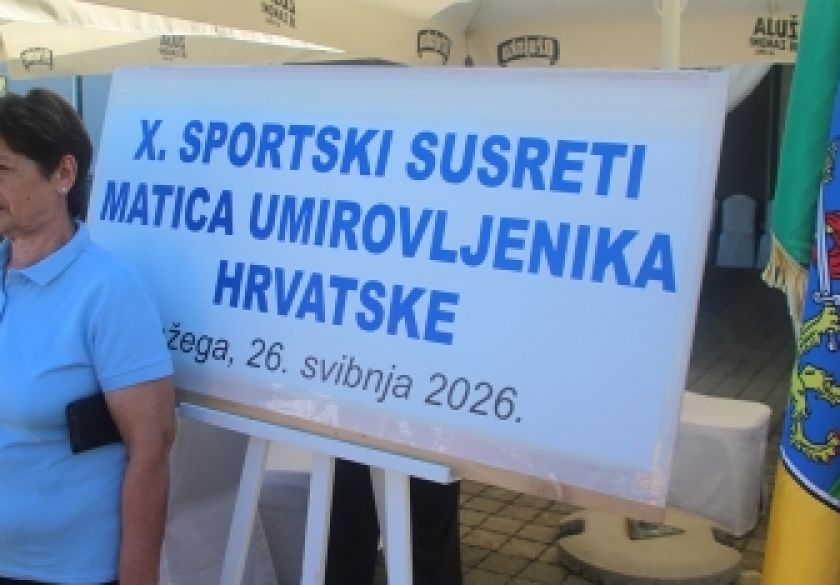 Održani 10. Sportski susreti Matica umirovljenika Hrvatske uz domaćinstvo Matice umirovljenika naše županije