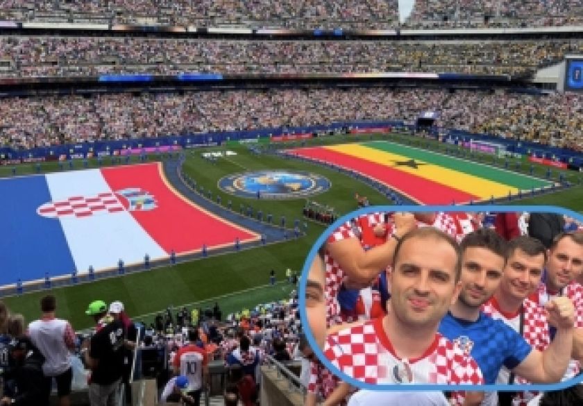 Utakmica Hrvatska - Gana: Protići iz Požege bodre Vatrene u Philadelphiji