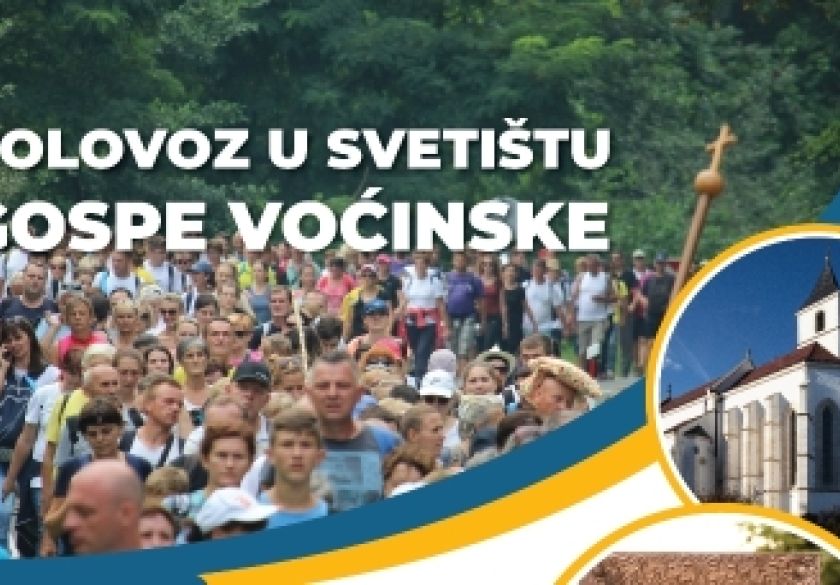 Događanja u Bazilici i Svetištu Gospe Voćinske kroz mjesec kolovoz