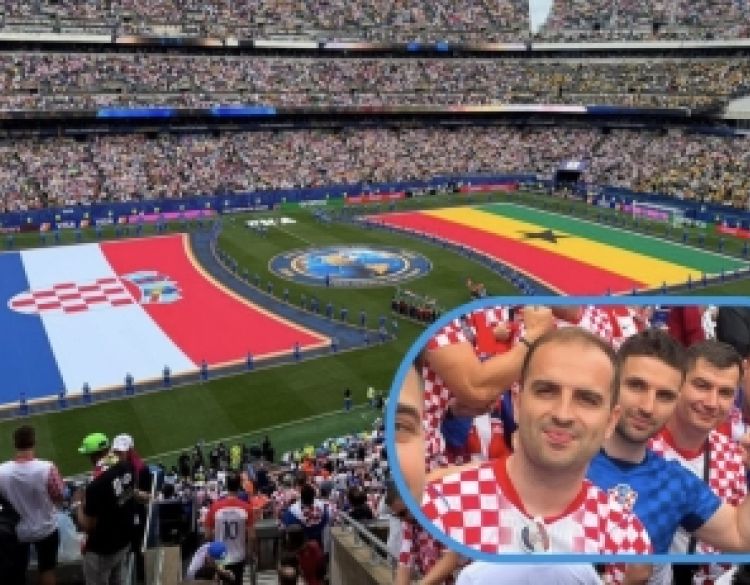 Utakmica Hrvatska - Gana: Protići iz Požege bodre Vatrene u Philadelphiji