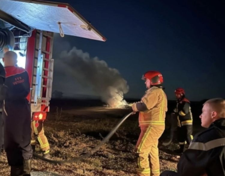 Požar na otvorenom na području Vetova