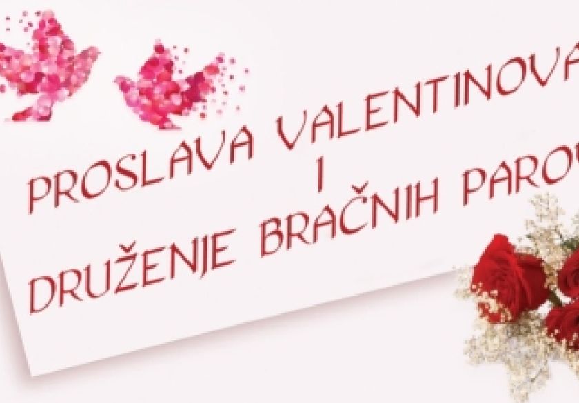 Poziv bračnim parovima sa 50 i više godina braka na tradicionalnu požešku svečanu proslavu Valentinova