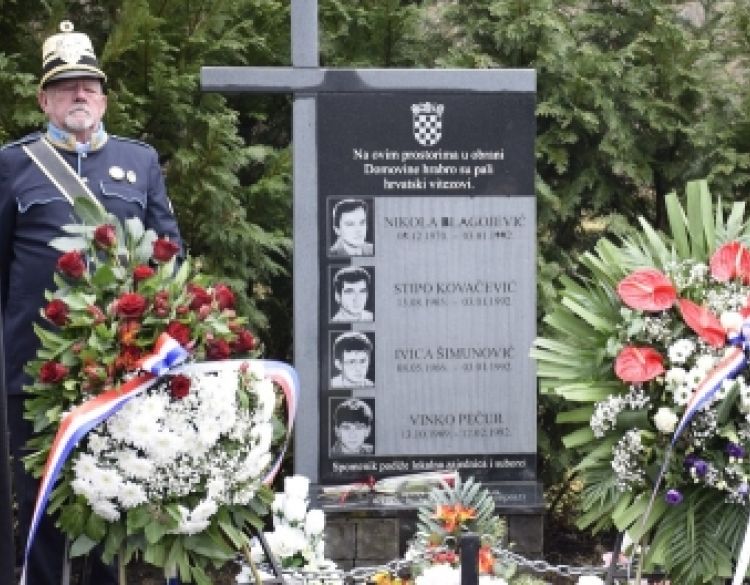 Obilježena 34. obljetnica pogibije četvorice hrvatskih branitelja s požeškoga područja u Španovici