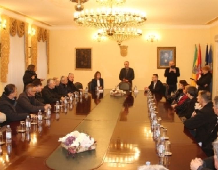 Tradicionalni prijem grada Požege za predstavnike braniteljskih udruga povodom godišnjice međunarodnog priznanja RH 15.01.1992.      22