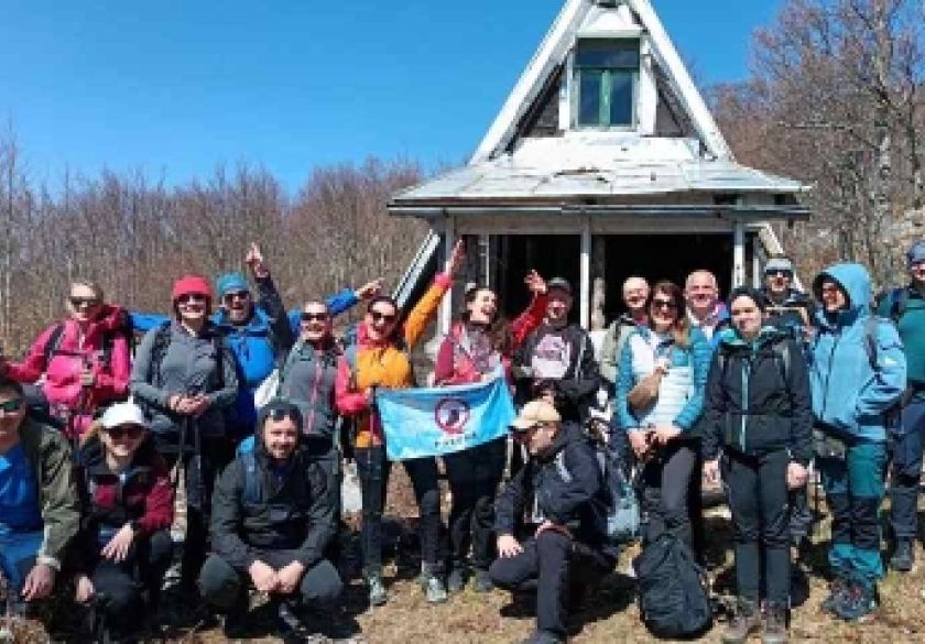 HPD Gojzerica Požega na dvodnevnom pohodu NP Velika Paklenica, Majstorskoj cesti i pokušaj osvajanja Vaganskog vrha