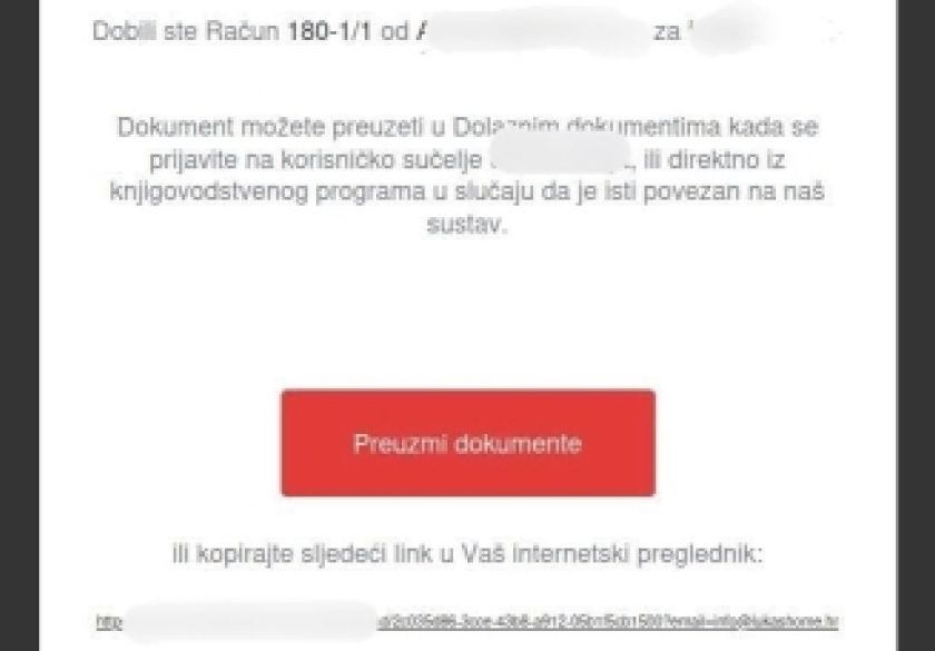 Nije dugo trebalo i samo za Hrvatsku - SCAM kampanje već zloupotrebljavaju podatke digitalnih posrednika u procesu fiskalizacije