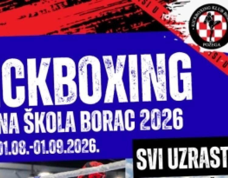 Kickboxing klub Borac organizira Ljetnu školu kickboxinga na otvorenom