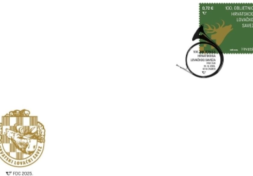 100. obljetnica Hrvatskoga lovačkog saveza uz novu prigodnu poštansku marku