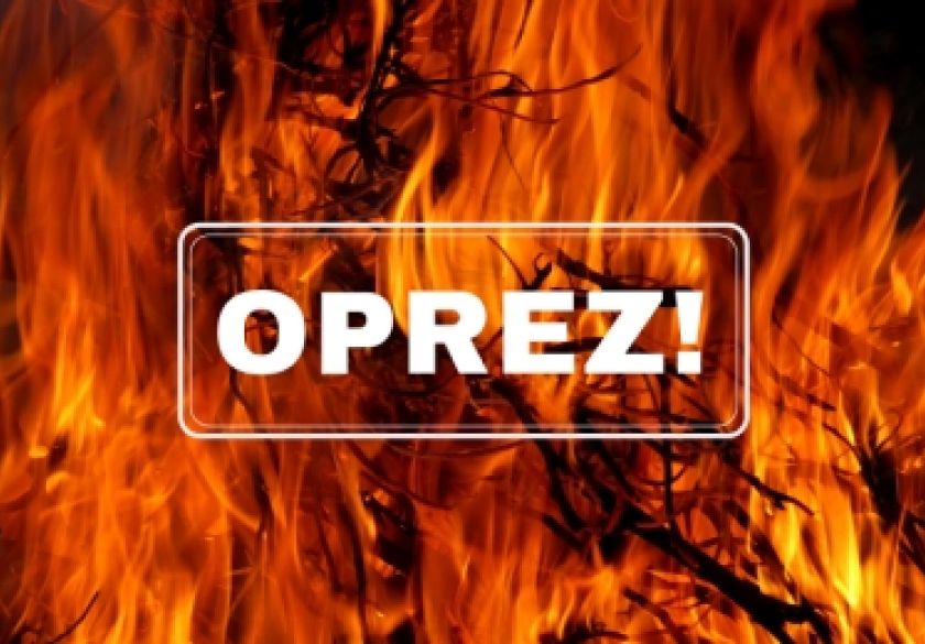 Došlo je do nekoliko požara na objektima i otvorenim površinama - potreban povećani oprez