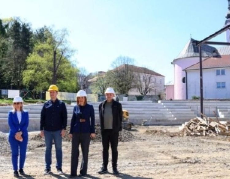Radovi na amfiteatru dobro napreduju - Požega u lipnju dobiva novi prostor za manifestacije